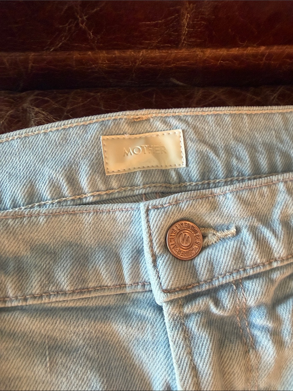 MOTHER High-Rise Twister Ankle Fray Jeans - Picture 5 of 7
